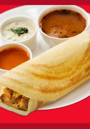 A picture of Masala Dosai.
