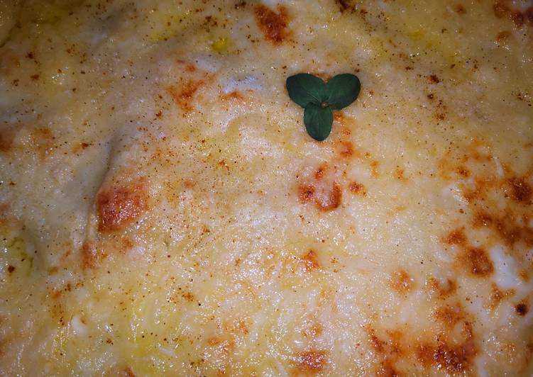 Lasagne saumon, cabillaud et broccoli