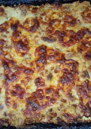 Una foto de Súper pastel de carne y arroz inspirado en Esbieta