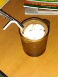 Minuman Pisang Coklat Float Simple