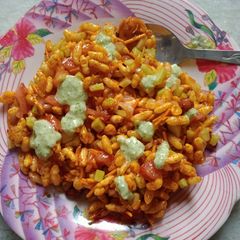 A picture of Chatpatti bhelpuri.