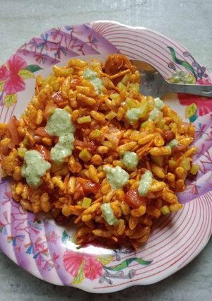 A picture of Chatpatti bhelpuri.