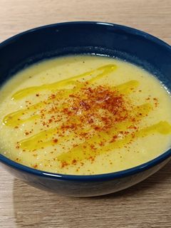 Una foto de Crema casera de verduras