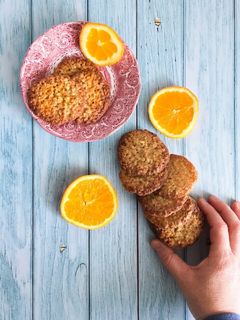 Foto de Bolachas de Aveia e Laranja
