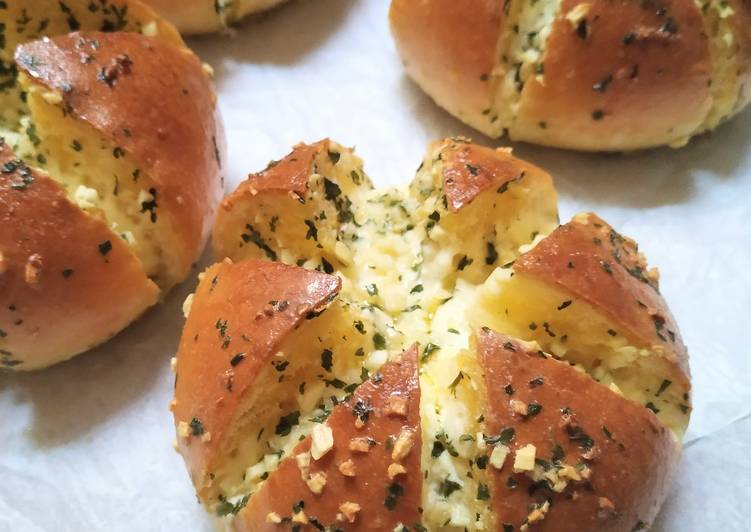 Korean Cream Cheese Garlic Bread Two Plaid Aprons