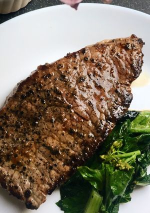Foto resep Sirloin Steak with Veggies
