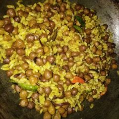 A picture of Chole biriyani.