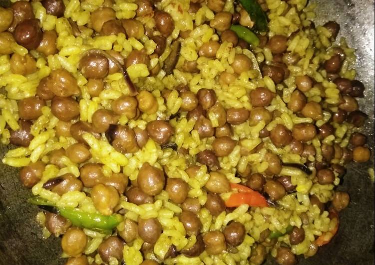 Chole biriyani