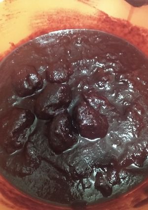 Una foto de Chamoy de ciruela