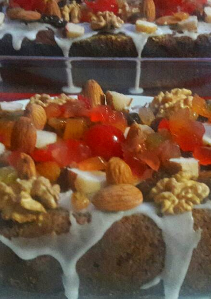 Una foto de Budín Inglés de frutas