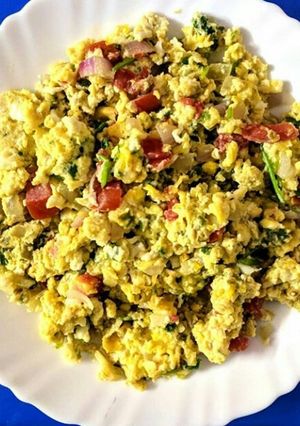 A picture of Egg bhurji.