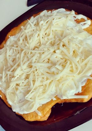 Kefires lángos recept fotója