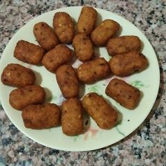 A picture of Chilli Garlic Potato Bites.