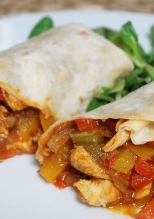 Una foto de Burrito de pollo