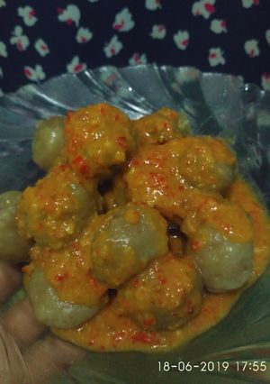 Foto resep Cilok bumbu kacang super pedas..