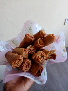 A picture of Crispy Springrolls.