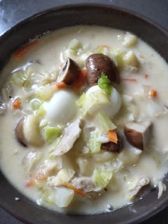 A picture of Macaroni Sopas.
