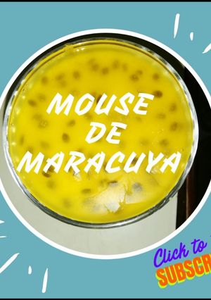 Una foto de Mousse de Maracuyá
