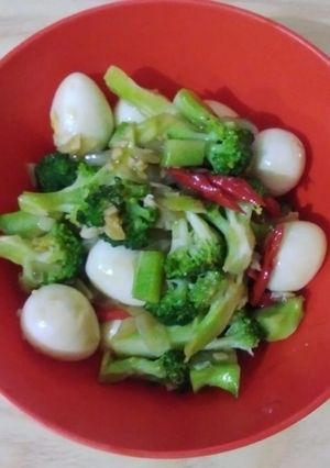Foto resep 7. Tumis Brocoli Telur Puyuh