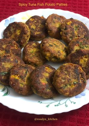 A picture of Spicy Tuna Fish Potato Patties.