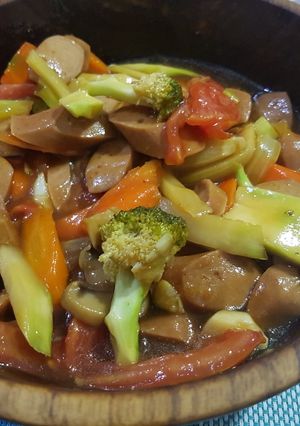 Foto resep Tumis Brokoli Sosis Saus Tiram