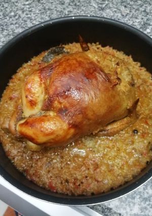 صورة لوصفة فراخ محشيه أرز