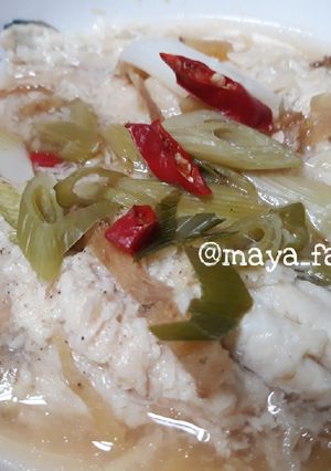 Foto resep Ikan Patin tim bawang putih