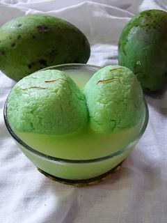 কাঁচা আমের রসগোল্লা রেসিপির প্রধান ছবি