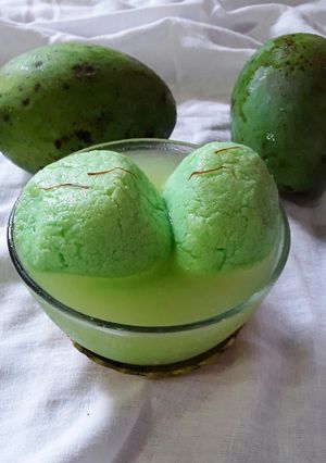 কাঁচা আমের রসগোল্লা রেসিপির প্রধান ছবি