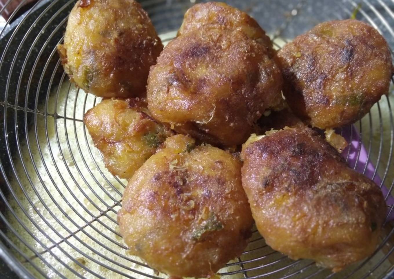 Perkedel Ubi Ayam