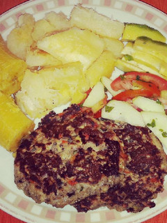 Una foto de Hamburguesa de Berenjena al grill