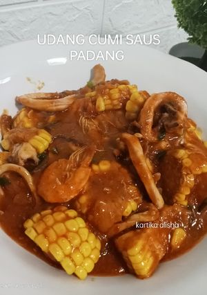 Foto resep Udang Cumi Saus Padang