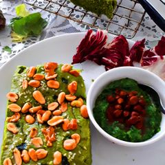 A picture of Spinach-PeanutSpicyLoafCake.