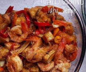 Resep mudah Oseng Udang Tahu Tempe Enak Sederhana