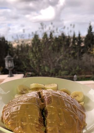 صورة لوصفة بان كيك صحي ☝🏻
