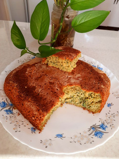 عکسی از دستور کیک اسفناج