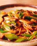 Mì Ramen Xào Nấm Sốt Siêu Cay Samyang