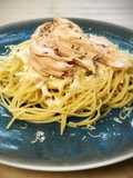 Spaghetti al limón con bonito del norte