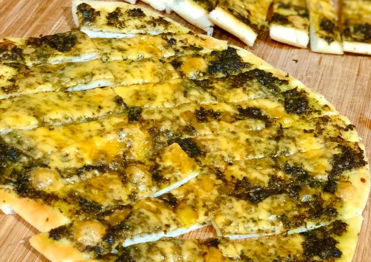 Steps to Prepare Any-night-of-the-week Cheesy-pesto breadstick