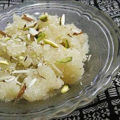 A picture of Soji halwa.