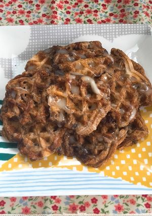 紅豆年糕鬆餅 的食譜成品照片