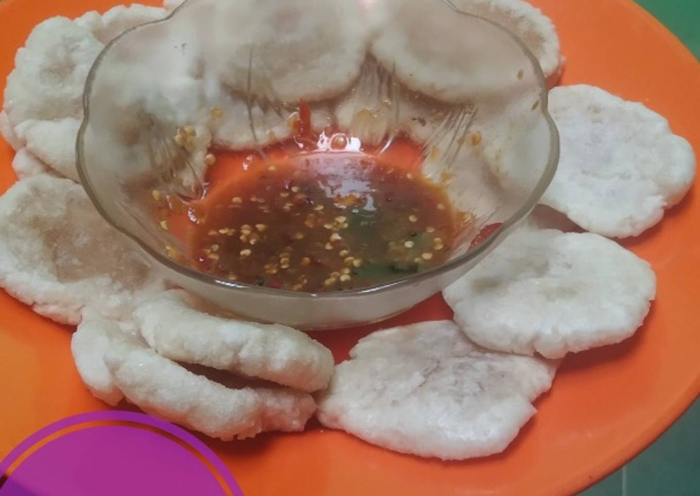 Cireng doop rujak saus