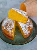 Torta di zucca con farina di mais
