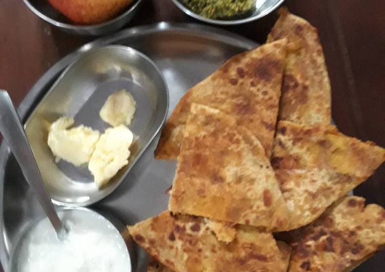 Recipe of Aalu Paneer Parantha