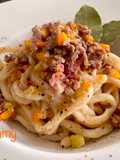 Tuscan Pici with White Ragu and Fennel Sausage