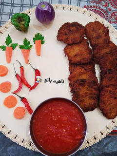 عکسی از دستور کتلت هویج 🥕