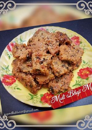 A picture of Muli Bhaji Muthia.