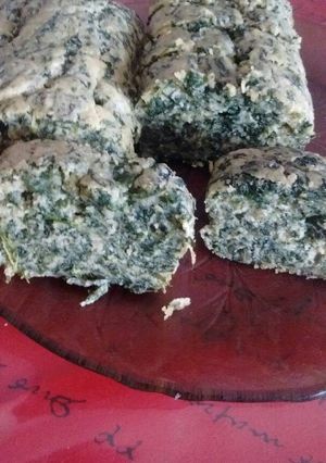 Una foto de Budín de espinacas