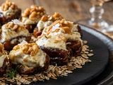 Dátiles Rellenos de Queso Crema y Tahini