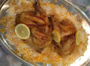Foto resep Nasi mandhi ayam (mandhi dujaj) masak rice cooker